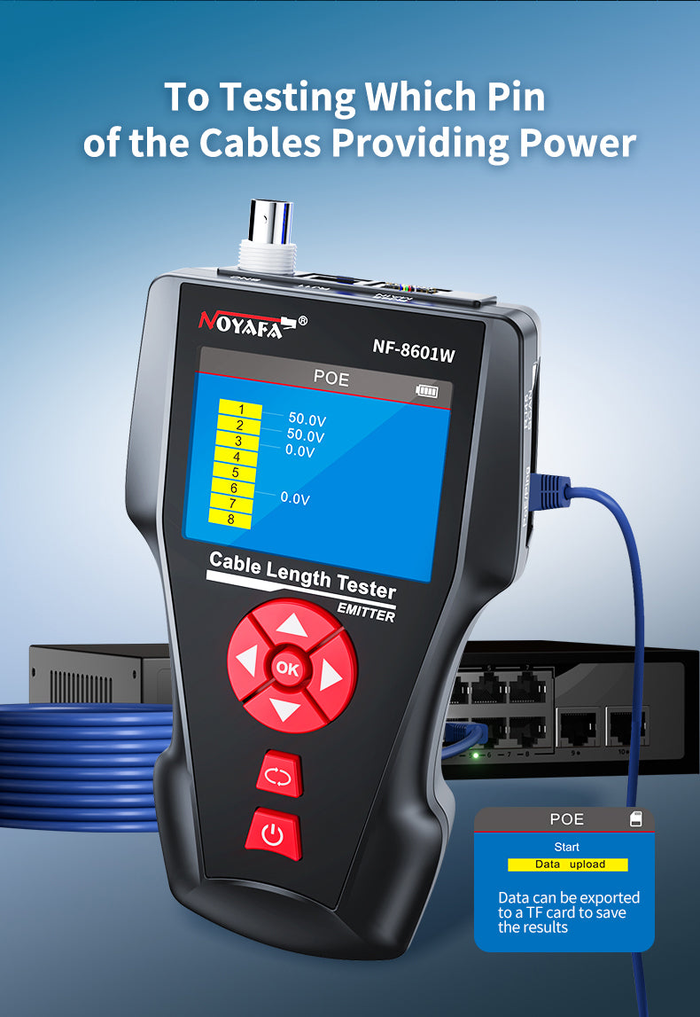 Tester di rete DDK-NF10626 completo di con 8 remoti