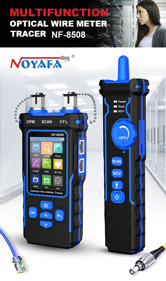 Tester di Rete DDK-NF10533 per Rame e Fibra ottica