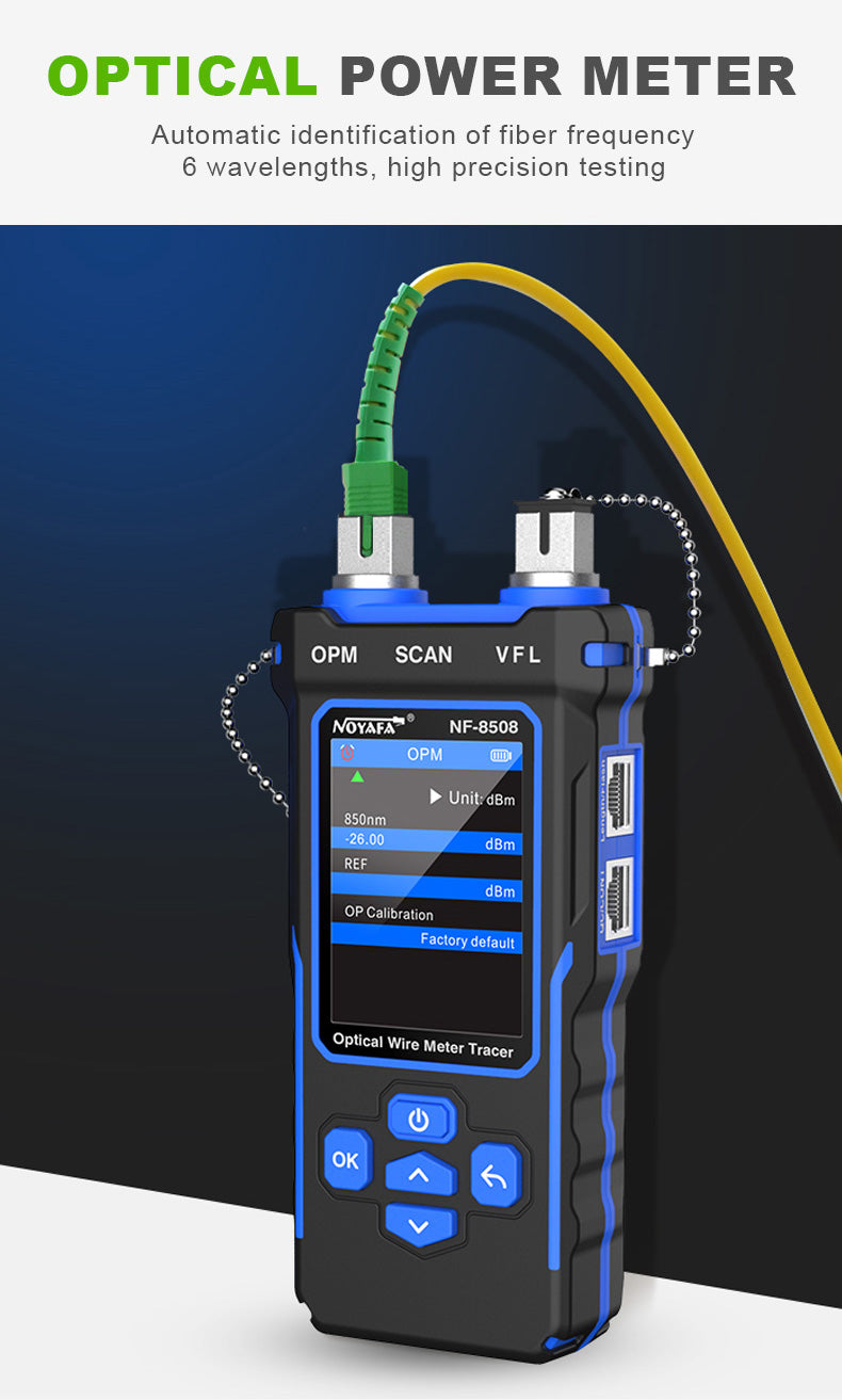 Tester di Rete DDK-NF10533 per Rame e Fibra ottica