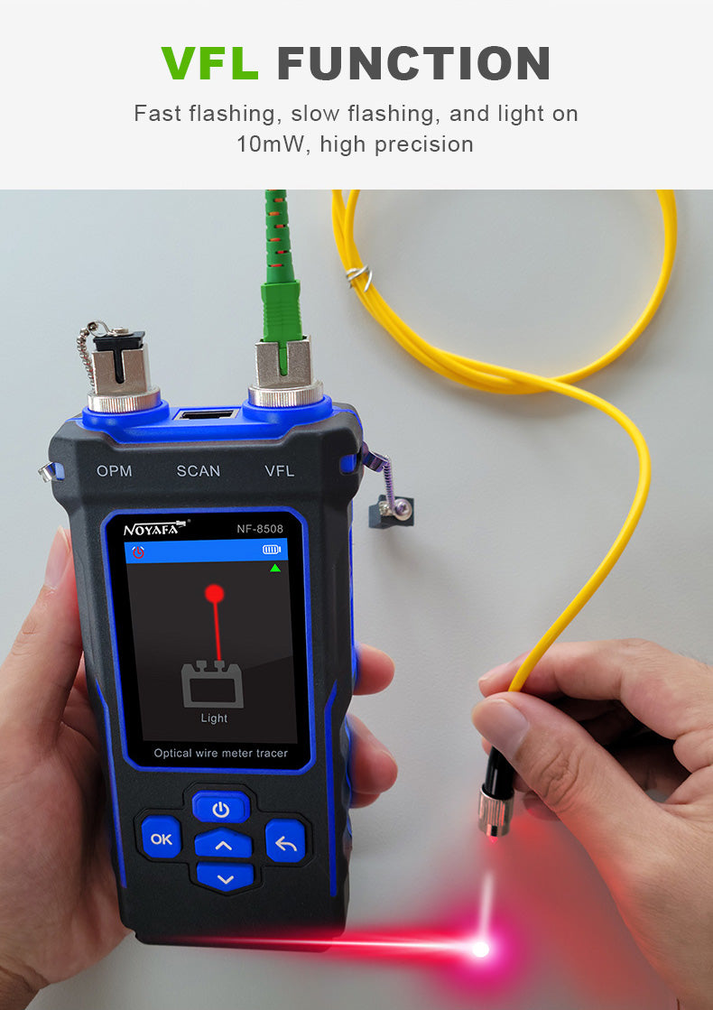 Tester di Rete DDK-NF10533 per Rame e Fibra ottica