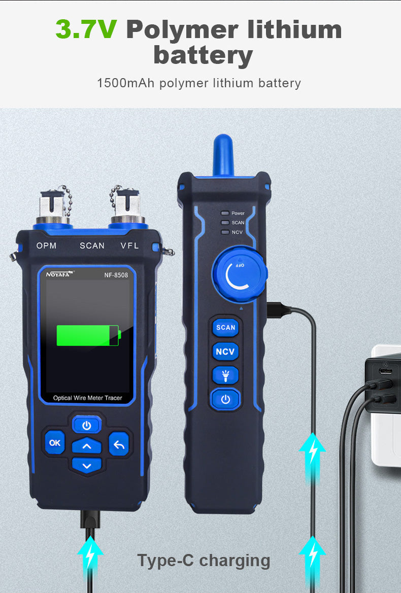 Tester di Rete DDK-NF10533 per Rame e Fibra ottica