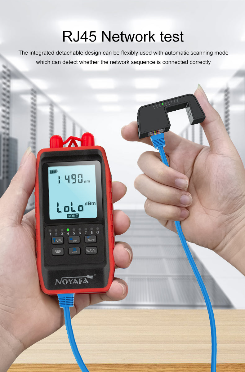 Tester rete rame e fibra ottica DDK-NF2493 Power meter