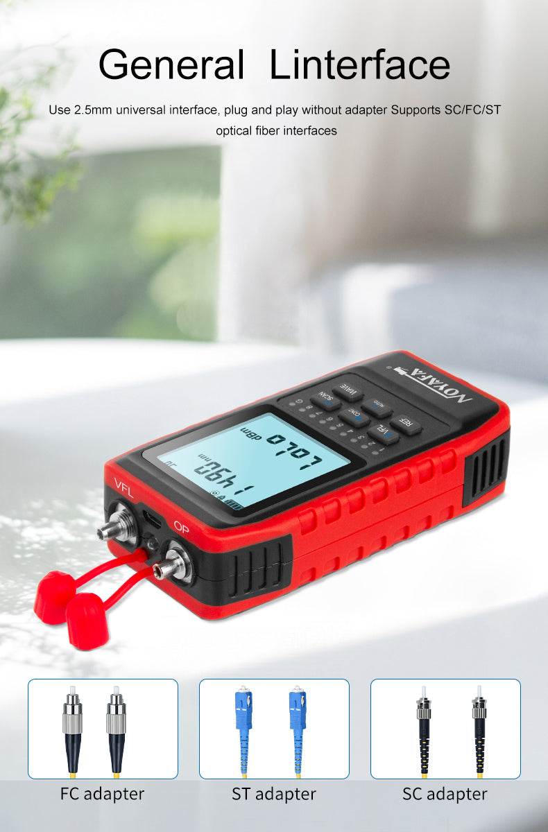 Tester rete rame e fibra ottica DDK-NF2493 Power meter
