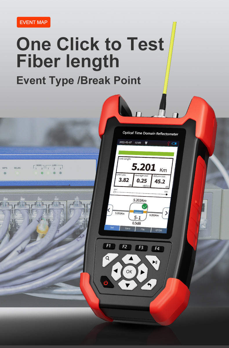 Mini OTDR  DDK-NF3006 per misurazione e la diagnostica di reti in fibra ottica