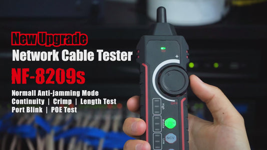 Tester Rete Multifunzione DDK-NF10234 con  Test di Tensione Senza Contatto