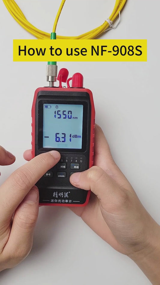 Tester rete rame e fibra ottica DDK-NF2493 Power meter