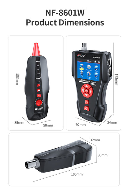 Tester di rete DDK-NF10626 completo di con 8 remoti