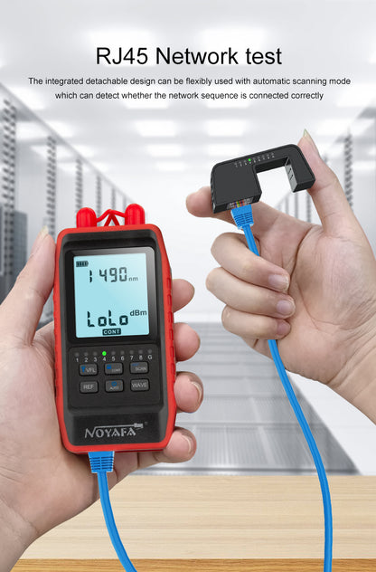 Tester rete rame e fibra ottica DDK-NF2493 Power meter