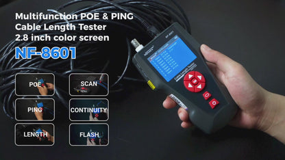 Tester di rete DDK-NF10626 completo di con 8 remoti